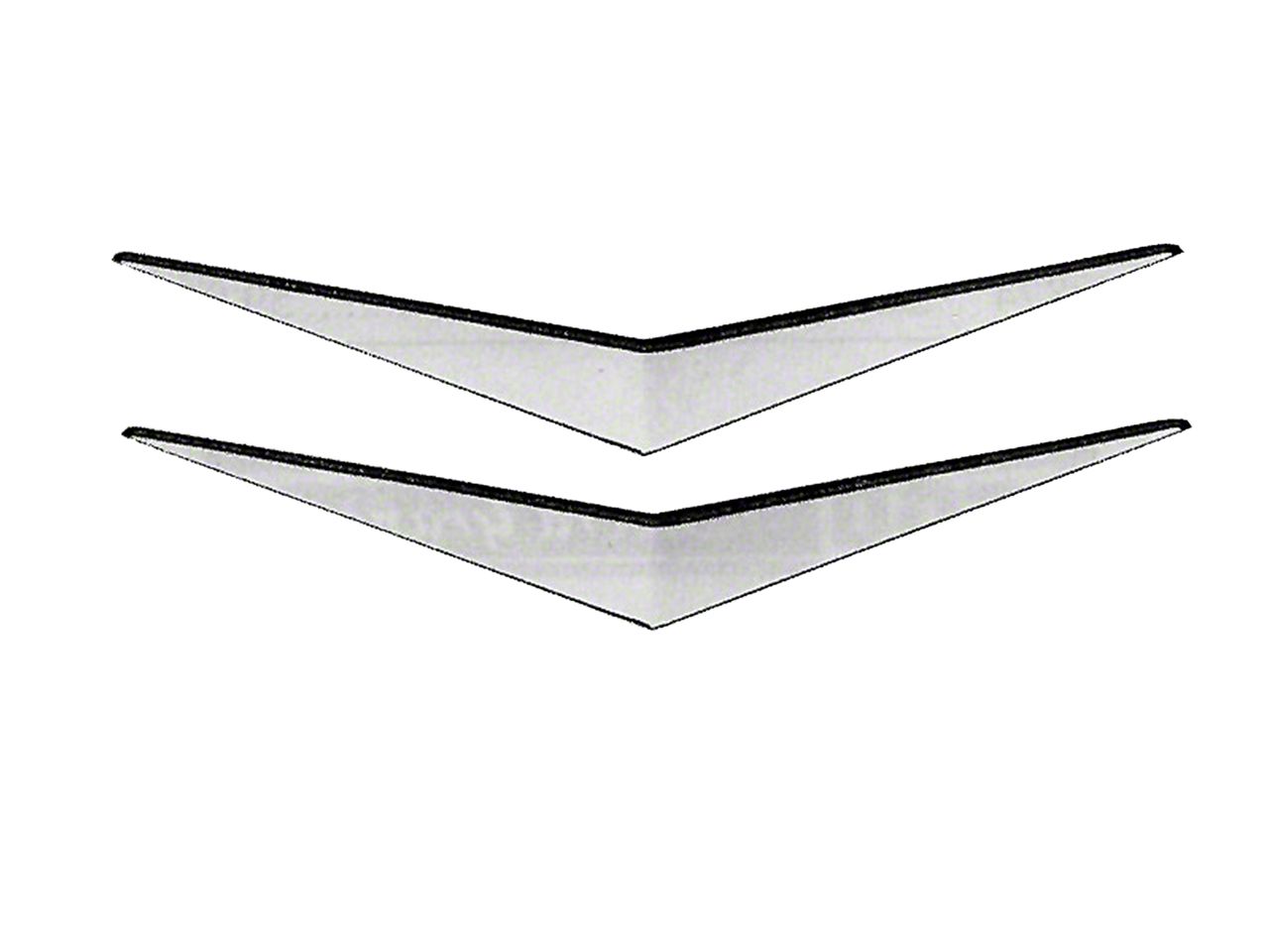 Camaro Fuel Door Emblems 1967-1969