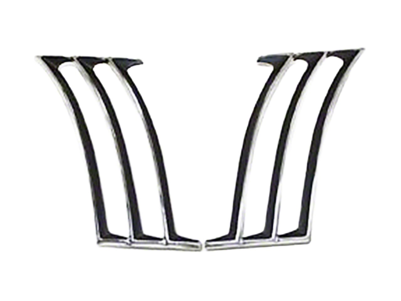 Camaro Quarter Window Louvers 1967-1969