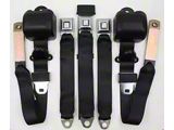 3-Point Seat Belt Conversion Kit; Flame Red (82-87 Cutlass)