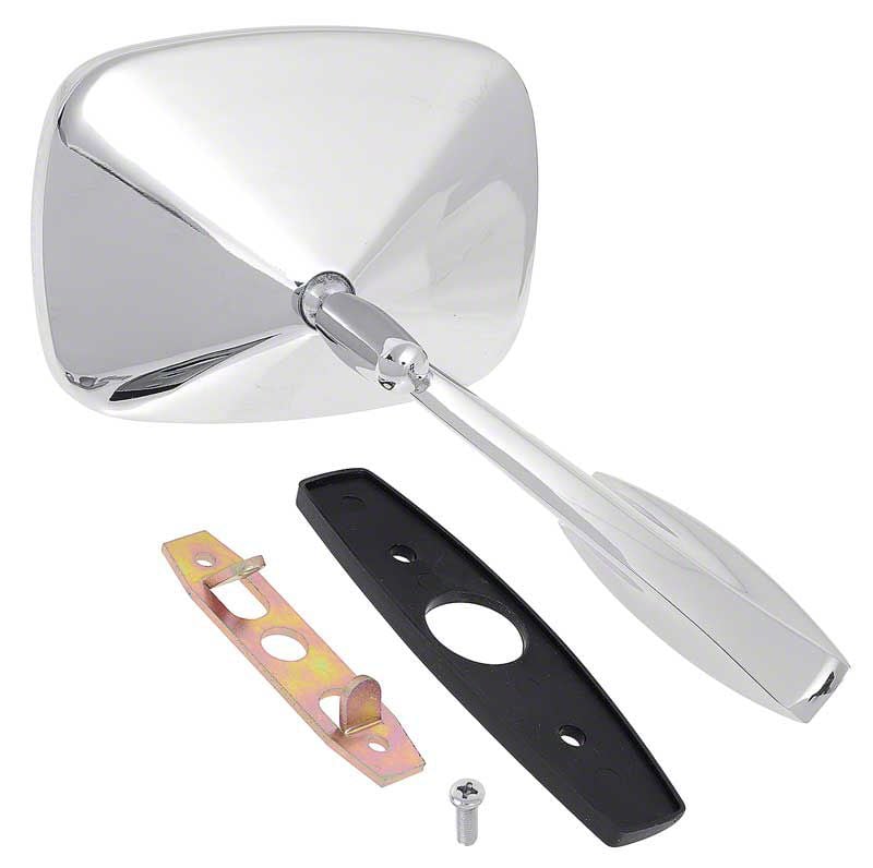 Ecklers Door Mirror; Chrome; Driver or Passenger Side (1973 Vista