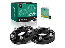 20mm 5-Lug Wheel Spacers; Rear Only; Black; Set of Two (82-92 Camaro)