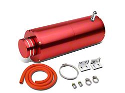 Aluminum Coolant Overflow Tank; Red (Universal; Some Adaptation May Be Required)