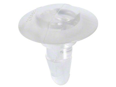 Front or Rear Bumper Cover Retaining Clip; Clear (79-92 Camaro)