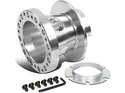 Aluminum Steel Wheel Hub Adapter; Silver (69-96 Corvette C3 & C4)