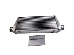 Front Mount Aluminum Intercooler; 24-Inch x 12-Inch x 3-Inch (Universal; Some Adaptation May Be Required)