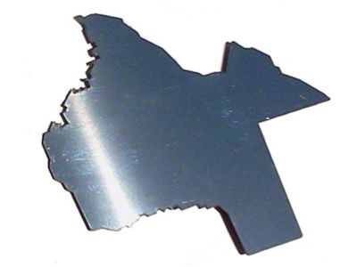 Stainless Steel Emblem; Texas (Universal; Some Adaptation May Be Required)