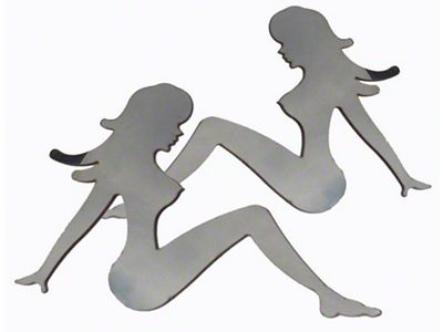 Stainless Steel Emblem; Trucker Girl (Universal; Some Adaptation May Be Required)