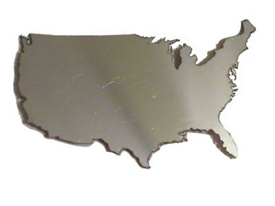 Stainless Steel Emblem; United States (Universal; Some Adaptation May Be Required)
