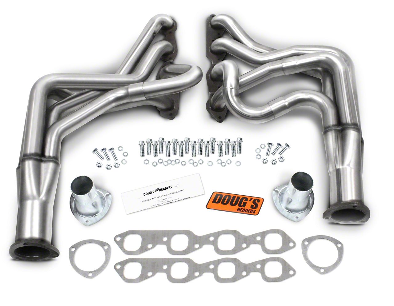Ecklers 2-Inch 4-Tube Full Length Headers; Stainless Steel (78-87 Big ...