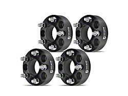 1.50-Inch 5-Lug Wheel Spacers; Black; Set of Four (64-73 Mustang)