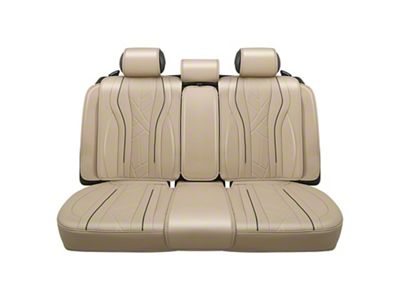 Touring Series Front and Rear Seat Covers; Beige (Universal; Some Adaptation May Be Required)