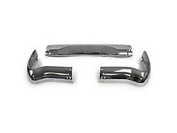 3-Piece Rear Bumper; Chrome (1955 Nomad)