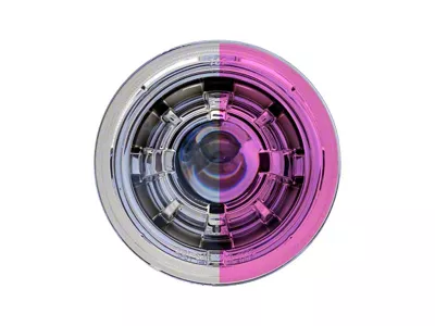 7-Inch Headlamp Protection Covers; Pink