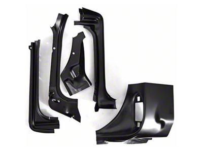 A-Pillar Cowl Side Repair Kit; Driver Side (55-56 150 Sedan, 210 Sedan, Bel Air Sedan)