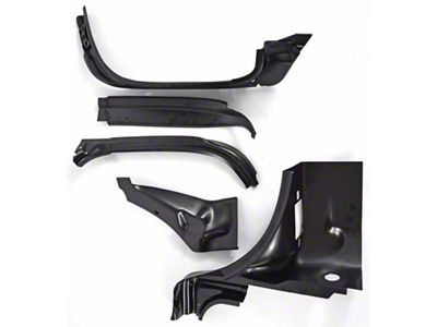 A-Pillar Cowl Side Repair Kit; Passenger Side (55-56 150 Convertible, 210 Convertible, Bel Air Convertible)