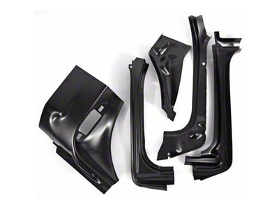 A-Pillar Cowl Side Repair Kit; Passenger Side (55-56 150 Sedan, 210 Sedan, Bel Air Sedan)