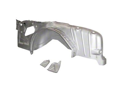 Complete Inner Quarter Panel with Extended Width Tub Inner Wheel House; Driver Side (55-57 150 Hardtop, 210 Hardtop, Bel Air Hardtop)