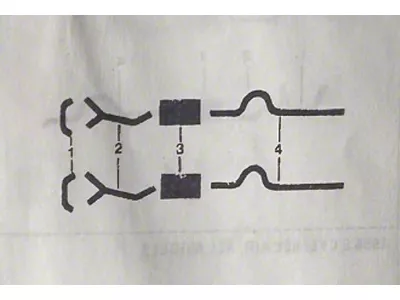 Stainless Steel Dual Exhaust System with Stock Muffler and Universal Clamp/Hanger Kit (1957 V8 Bel Air Convertible)