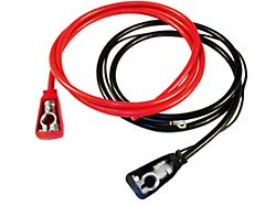 American Autowire Underhood Mounted Battery Cable Kit; Top Post (Universal; Some Adaptation May Be Required)