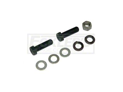 El Camino Air Conditioning Compressor Brace Fasteners, At Intake With 396 C.I, Without Automatic Transmission, 1968