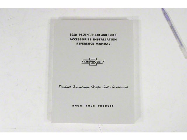 Accessory Installation Manual,1960