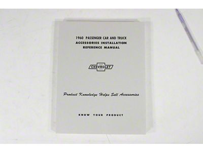 Accessory Installation Manual,1960
