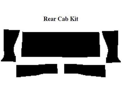El Camino Acoustic Insulation Kits Rear Cab Wall Kit, 1968-1972