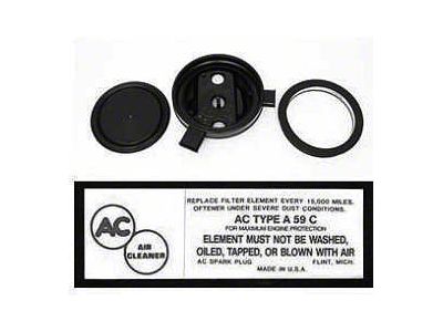 El Camino Air Cleaner Assembly, 348ci, 3 X 2, Tri-Power, 1959-1960