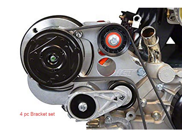 El Camino Air Conditioning Brackets, 348 c.i. For Original Compressor, 1959-1960