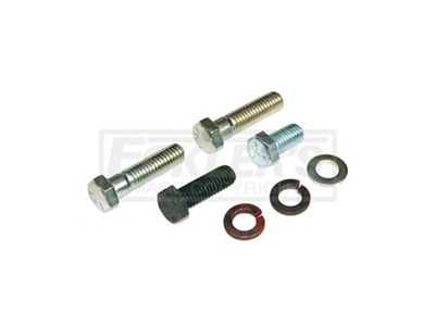 El Camino Air Conditioning Compressor Rear Brace Fasteners,At Intake With Small Block, 1964-1968