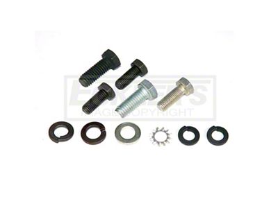 El Camino Air Conditioning Compressor Brace Fasteners, Upper Front, 396 C.I, 1969