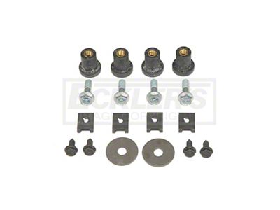 El Camino Air Conditioning Condenser & Bracket Fasteners, 1969