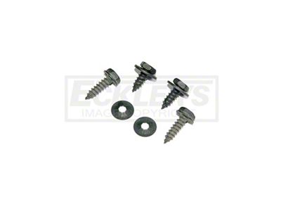 El Camino Air Conditioning Outlet Control Cables Fasteners,Left & Right Side, 1969