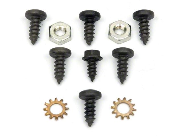 El Camino Air Conditioning Plenum Value & Bracket Fasteners, 1968-1972