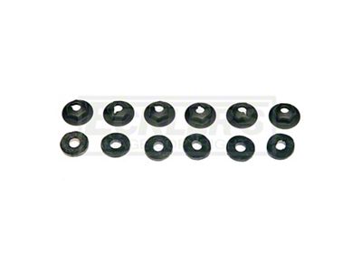 El Camino Air Conditioning Selector Duct Fasteners, 1966-1967