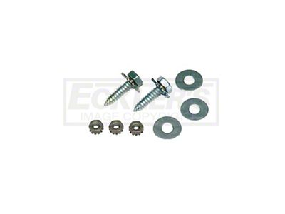 El Camino Air Conditioning Selector Duct Fasteners, 1968-1972