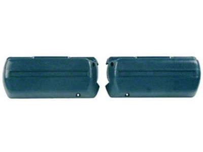 El Camino Arm Rest Bases, Medium Blue, 1968-1972