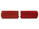El Camino Arm Rest Bases, Red, 1968-1972