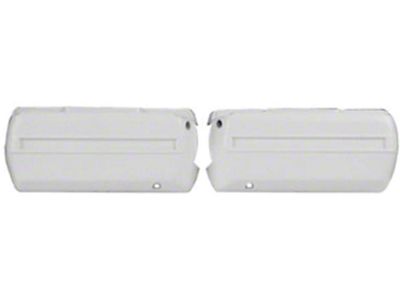 El Camino Arm Rest Bases, White, 1968-1972
