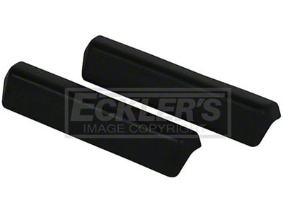 El Camino Armrest Pads, Black, 1973-1977