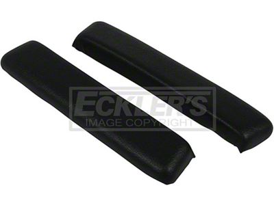 El Camino Armrest Pads Black, m10, 1964