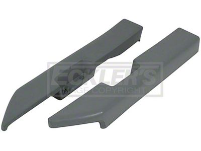 El Camino Armrest Pads, Dark Gray, 1984-1987