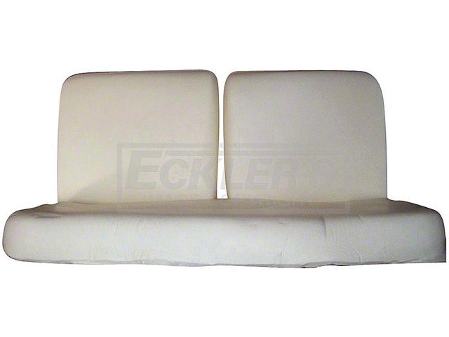 El Camino Bench Seat Foam, Thicker Foam For Back Rests WithOut Spring Assembly, 1971-1972