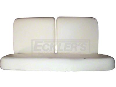 El Camino Bench Seat Foam, Thinner Foam For Back Rests WithSpring Assembly, 1968-1972