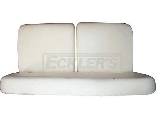 El Camino Bench Seat Foam, Thinner Foam For Back Rests WithSpring Assembly, 1968-1972