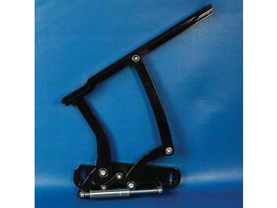 El Camino Billet Aluminum Hood Hinges, Black Powder Coated Finish, 1965-1967