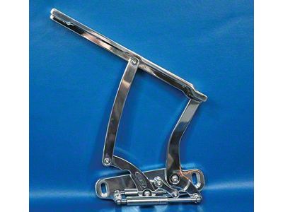 El Camino Billet Aluminum Hood Hinges, Polished Finish, 1968