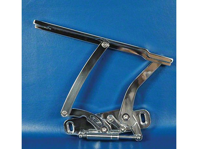 El Camino Billet Aluminum Hood Hinges, Polished Finish, 1969-1972