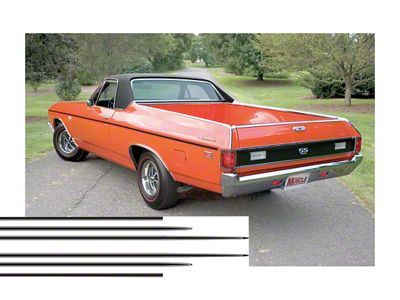 El Camino, Black Body Stripe, Super Sport 1969