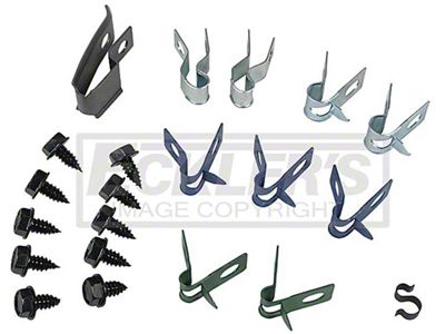 El Camino Brake Line Clip Set, 1969